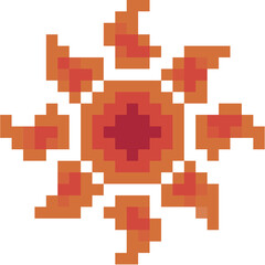 Obraz premium sun pixel