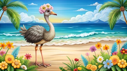 Obraz premium Male wild turkey strutting isolated on transparent background