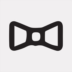 Bow tie linear icon. Modern outline Bow tie logo concept on white background from Birthday party and wedding collection.