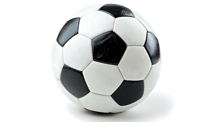 Obraz premium Soccer ball on white background