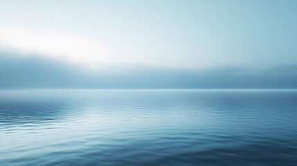 Serene Dawn over Misty Waters