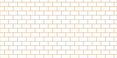 Obraz premium Vector White brick wall background. architecture construction stone block brick wallpaper. seamless building cement concrete wall grunge background.