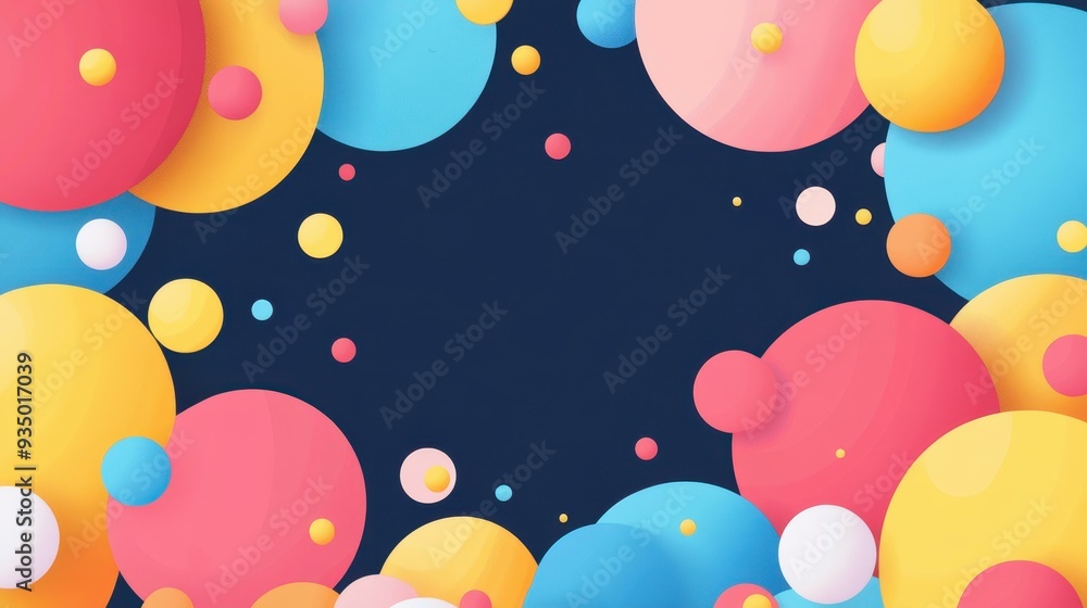 Poster stunning abstract particles dance across a colorful backdrop, creating a vibrant light effect. perfe