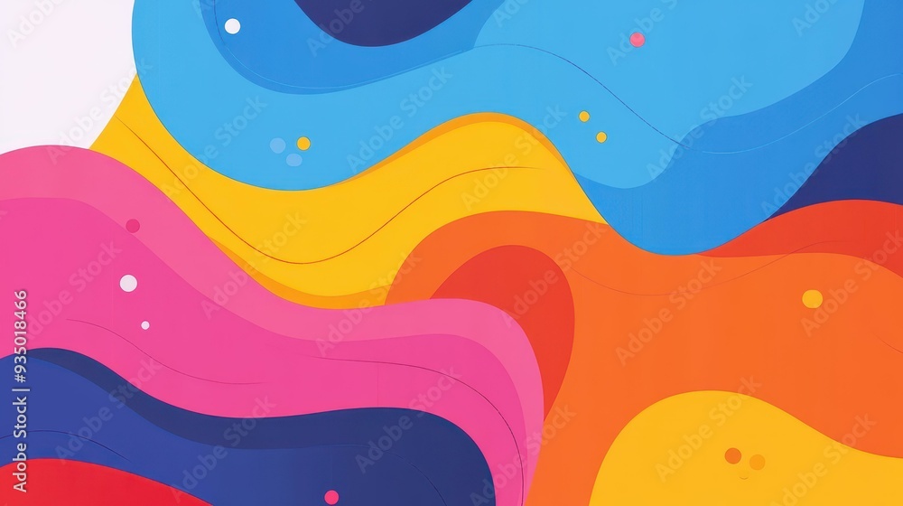Poster energize your designs with dynamic banners featuring colorful geometric shapes that add flair and mo