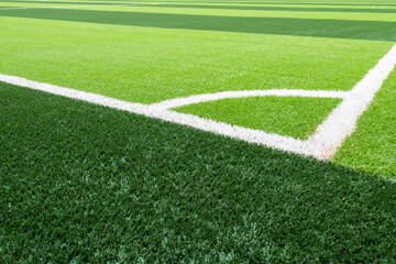 Corner marker of soccer field