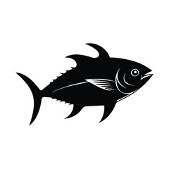 Tuna Fish, animal, illustration, underwater, ocean, sea, dolphin, wildlife, aquatic, fish, mammal, nature, marine, vector, isolated, art, design, life, blue, water, white, cartoon, cute, drawing, hap
