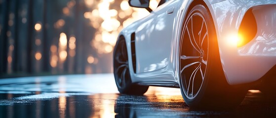 3D visualization of Automotive Innovations with Hybrid Composites focusing on enhancing vehicle design performance and energy efficiency for the future of sustainable transportation