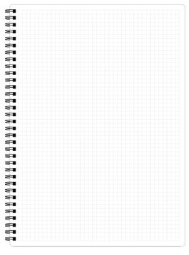 Empty notebook vector illustration eps 10