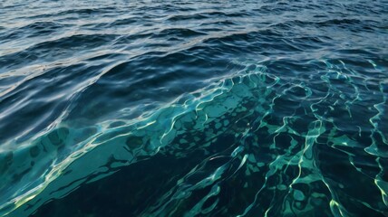 Obraz premium Cutout of sea water surface