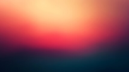 Obraz premium A serene gradient background blending warm hues of orange and pink with cool tones, perfect for calming designs and artwork.