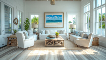 Victorian Coastal Meeting Lounge Elegant and Relaxed