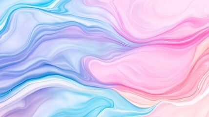 Fototapeta premium Soft pastel colors blend harmoniously in this abstract design, evoking sense of calm and tranquility. flowing lines create soothing visual experience.