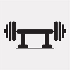 Dumble Holding vector silhouette on a white background