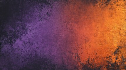 Abstract Grunge Background with Purple and Orange Gradient