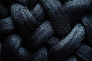 Close-up view of soft fabric fibers intertwined, showing intricate texture, realistic, high detail, 8k