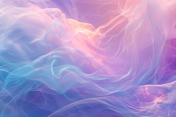 Obraz premium Abstract background with flowing pastel colors and soft light.