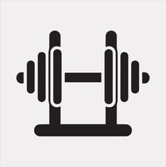 Dumble Holding vector silhouette on a white background