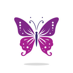 Butterfly vector template