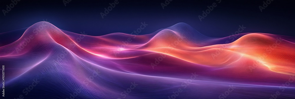 Poster abstract illustration of a black hole where the schwarzschild radius is visualized as a 3d ring of b