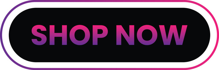 Shop Now Ecommerce Icon Call To Action Button Offer Design Marketing Symbol