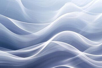 Obraz premium Abstract blue and white wavy background with a delicate pattern.