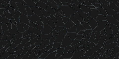 Black broken glass effect wall crack ceramic texture cracked vector format 