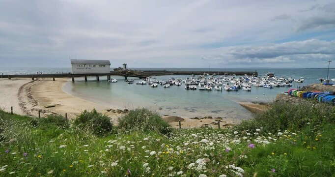 Pointe de Trevignon, Tregunc, Finistere department, Brittany, France