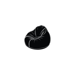 Bean bag ( shade picture ) on white background