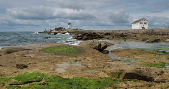 Pointe de Trevignon, Tregunc, Finistere department, Brittany, France