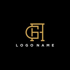 letter luxury initial monogram logo design