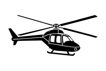 Helicopter Vector Illustration , Helicopter Vector Art , Vector Helicopter Design