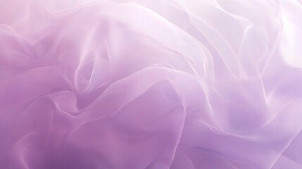 Obraz premium Lavender Dreams: Flowing lilac fabric drapes and folds, creating a soft, ethereal background of delicate beauty. 
