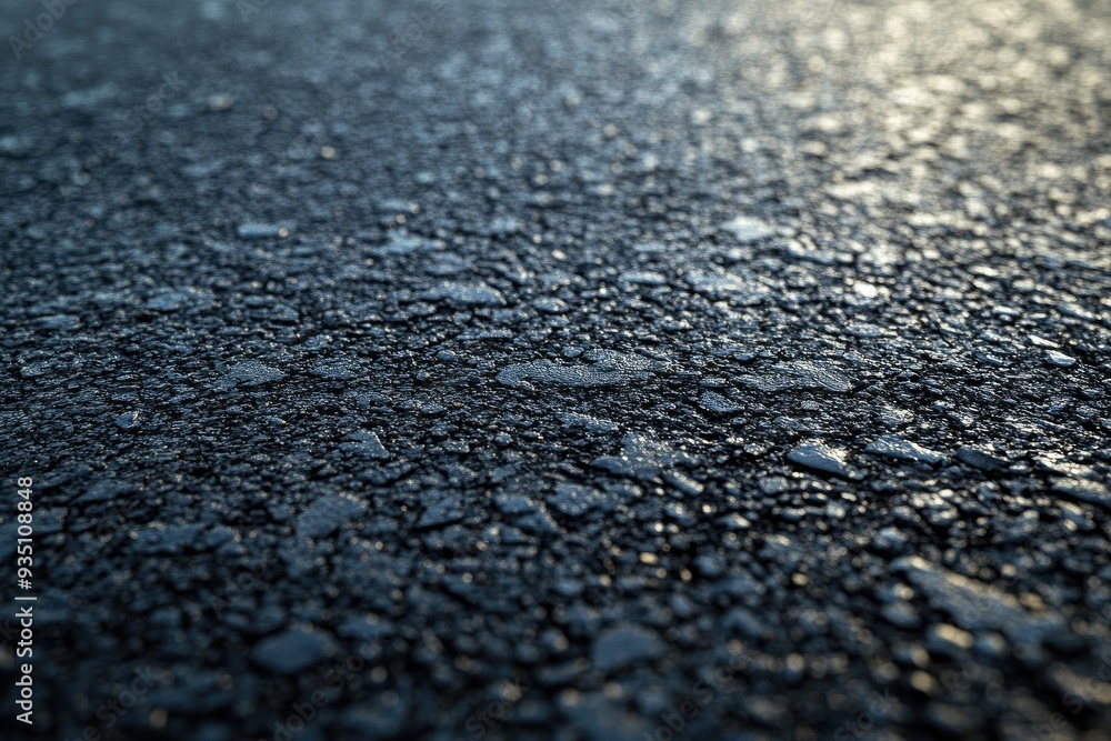 Poster close-up shot of asphalt texture. this image can be used for background or texture for graphic desig
