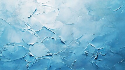 Obraz premium Azure Dreams: A textured canvas of cool blue hues evokes a sense of tranquility and depth.