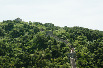 The Great Wall of China was built over centuries by China's emperors