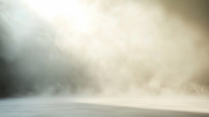 Ethereal Spotlight on Empty Stage 