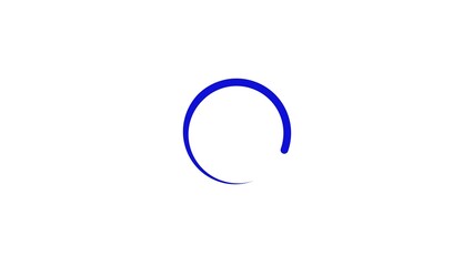 technology circle frame loading icon background 4k illustration.