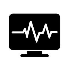 electrocardiogram ekg machines icon