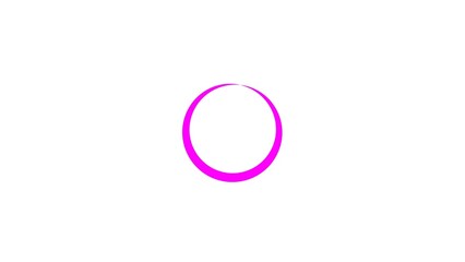 technology circle frame loading icon background 4k illustration.