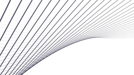 Abstract Black color geo metric wavy curve lines background design 4K illustration.
