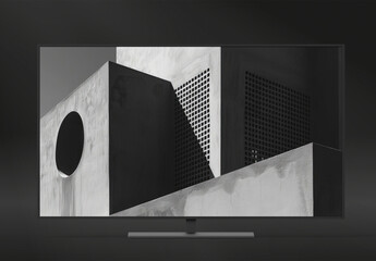 Smart TV Screen Mockup