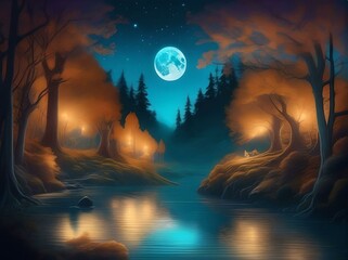 Obraz premium Scenic Night 