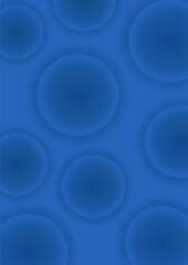 Blue abstract background. Dynamic shapes composition
