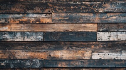 Reclaimed Wood Wall: Rustic charm with a touch of vintage. 