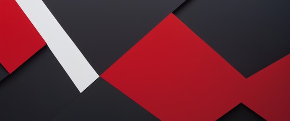 Close-up of red and black background with diagonal line, a white