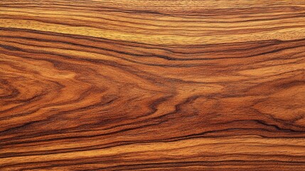 Obraz premium Polished Rosewood Elegance: Rich, warm tones and flowing grain patterns define this luxurious rosewood texture, ideal for high-end design projects. 