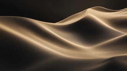 Obraz premium In this elegant abstract work, cool shades of darkness are used in the background to create a soft and peaceful atmosphere. The delicate texture of fine sand flows gently through the picture,