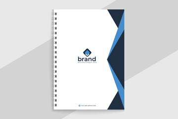 Abstract notebook cover template