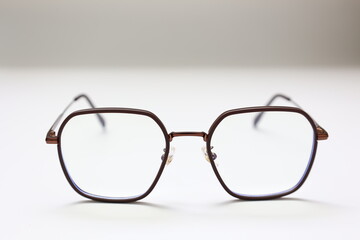 Fototapeta premium glasses on white background