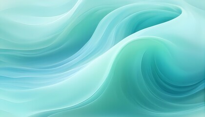Obraz premium abstract blue and green swirls background